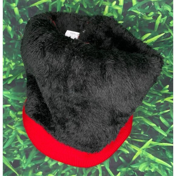 NWT Georgia Bulldogs UGA Dawgs Red Fleece Lined Insulated Beanie Pom Cap Winter - Picture 3 of 3